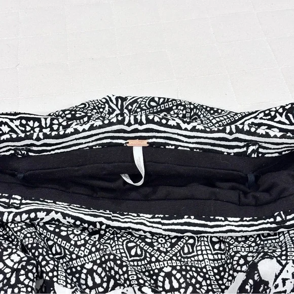 Free People Women Of The Water Maxi Dress Bandeau Black White Boho Small/Medium - Picture 7 of 12